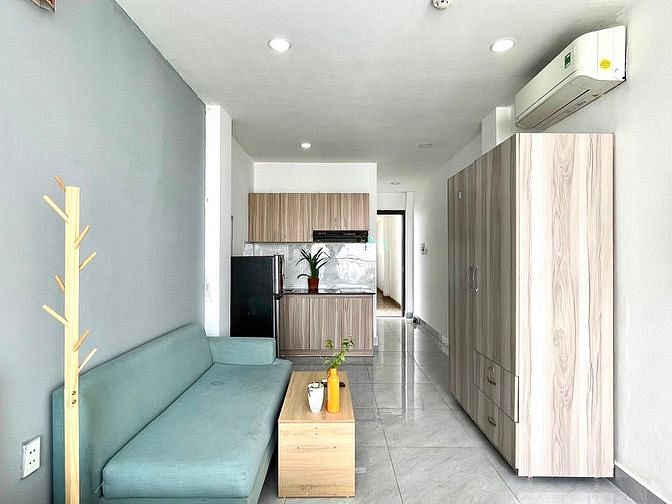Hình ảnh Căn Hộ Ban Công , Máy Giặt Riêng 30m2 ngay Đh Văn Lang , Chợ Bà Chiểu