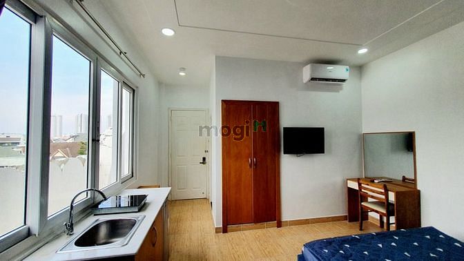 Hình ảnh Studio vách ngăn full nội thất trung sơn gần cầu him lam, Đh Rmit