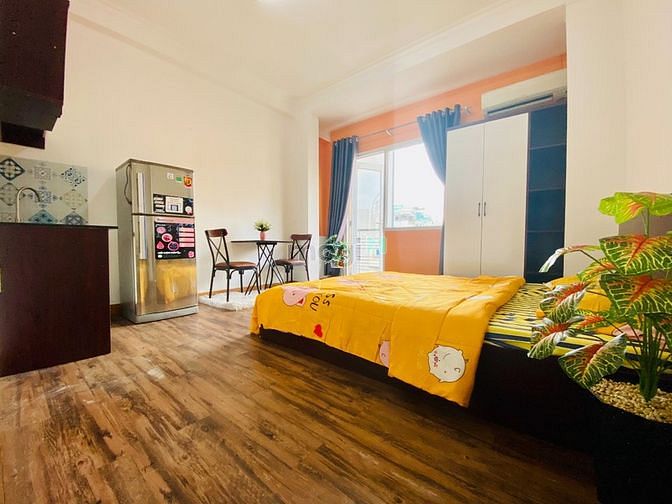 Hình ảnh Cho thuê Căn Hộ Full Nội Thất Có ban Công Thoáng Mát Hoàng Văn Thụ
