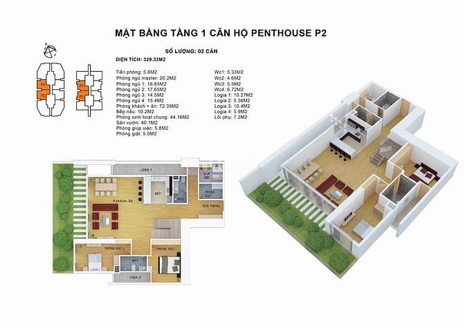Hình ảnh Penthouse Discoverry Complex 302 cầu giấy sân vườn - bể bơi riêng