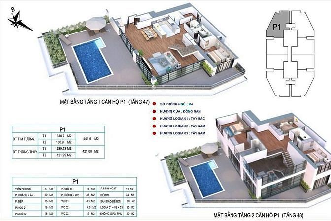 Hình ảnh Penthouse Discoverry Complex 302 cầu giấy sân vườn - bể bơi riêng