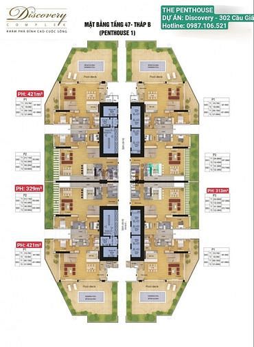 Hình ảnh Penthouse Cầu Giấy - Siêu phẩm sân vườn trên cao Discovery Complex