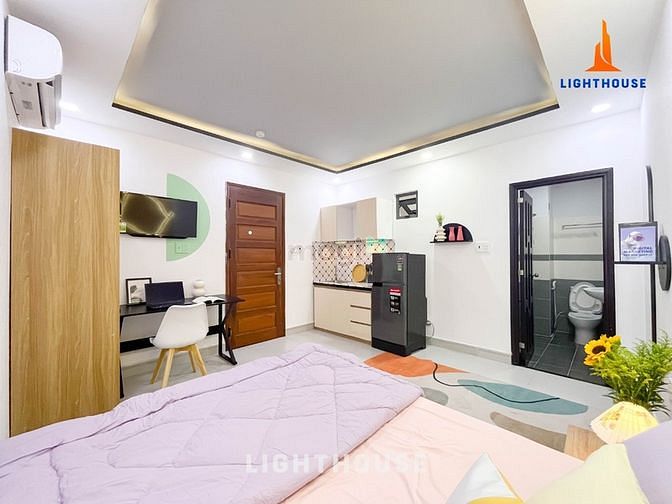 Hình ảnh Studio mới full nội thất như hình gần ĐH Bách Khoa, Huflit Quận 10
