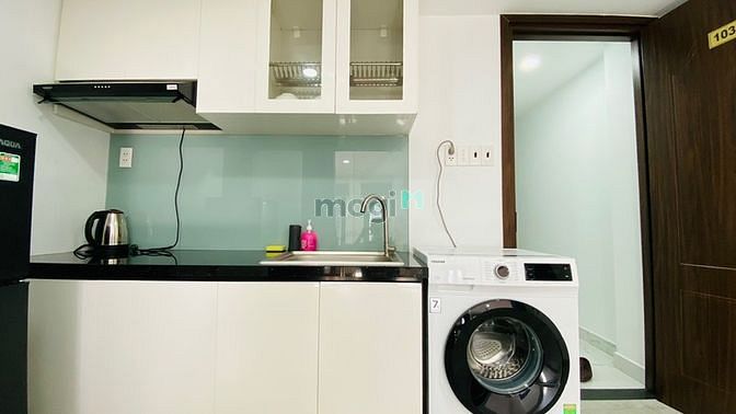 Hình ảnh Cho Thuê Siêu Căn Hộ 1 Phòng Ngủ Có Bancol - Full Nội Thất - Thang Máy