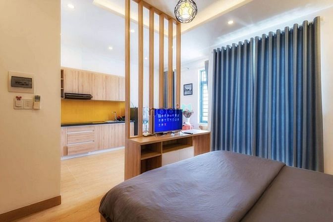 Hình ảnh 🏠Cho Thuê Căn Hộ Bancol 40m2 Full Nội Thất_View Đẹp Sân Bay_Yên Thế