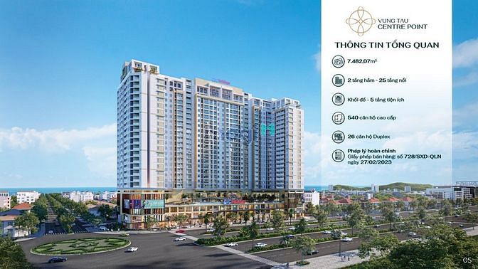 Hình ảnh Vung Tau Centre Point, từ 43tr/m2. Chiết khấu 14%, trả chậm 1%/ tháng