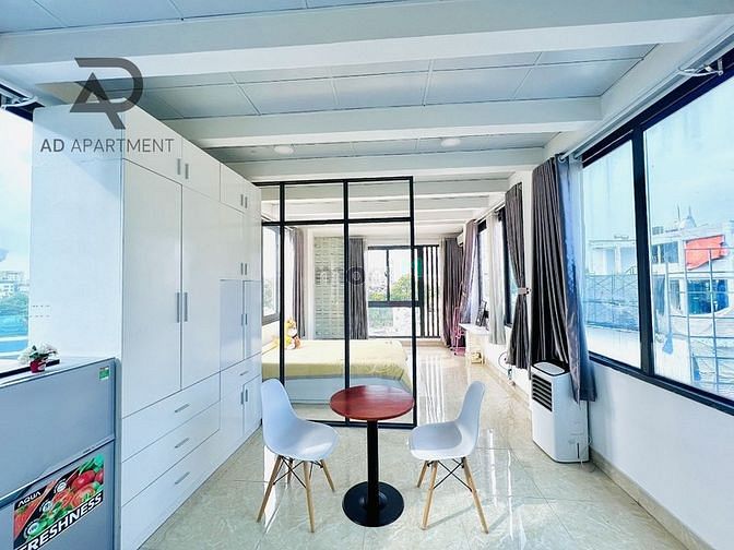 Hình ảnh Cho Thuê Căn Hộ Tách Bếp_Đường Mai Thị Lưu_Quận 1_Máy Giat riêng