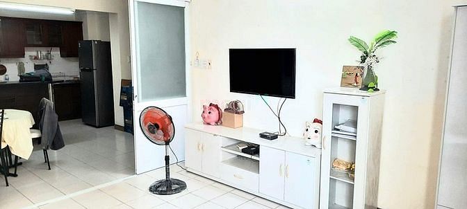 Hình ảnh cho thuê căn 89m2 trong CC Phúc Thịnh 341 Cao Đạt P1 Q5 2PN2WC full NT