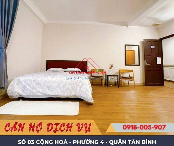 Hình ảnh Cho Thuê CHDV 30m2, Full Nội Thất cao cấp số 03 Cộng Hoà, Tân Bình