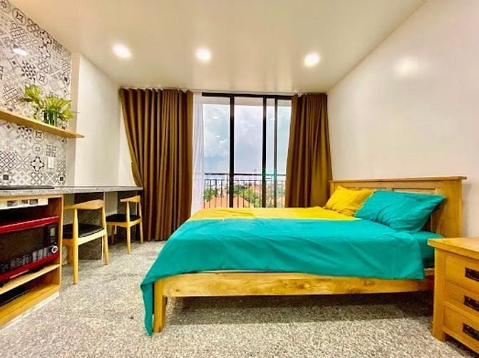 Hình ảnh Studio Ban công Lớn - Máy Giặt Riêng - Cho Nuôi Thú Cưng