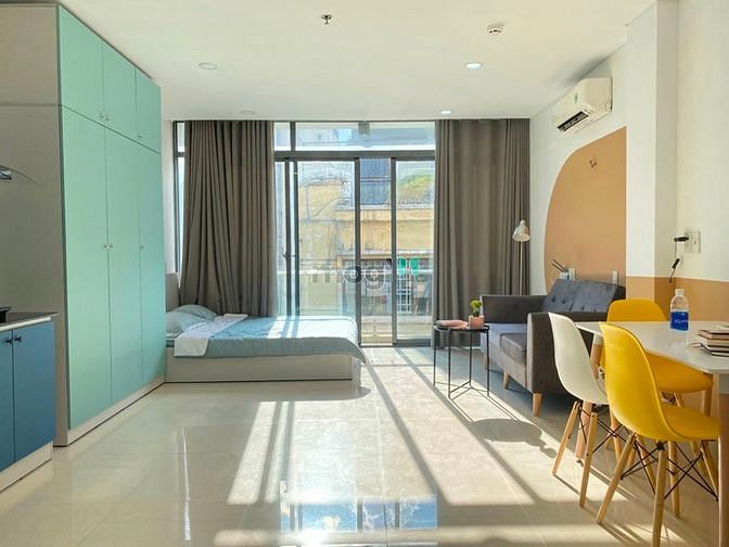 Hình ảnh Studio ban công lớn tại khu vực Đinh Công Tráng, P.Tân Định, Quận 1
