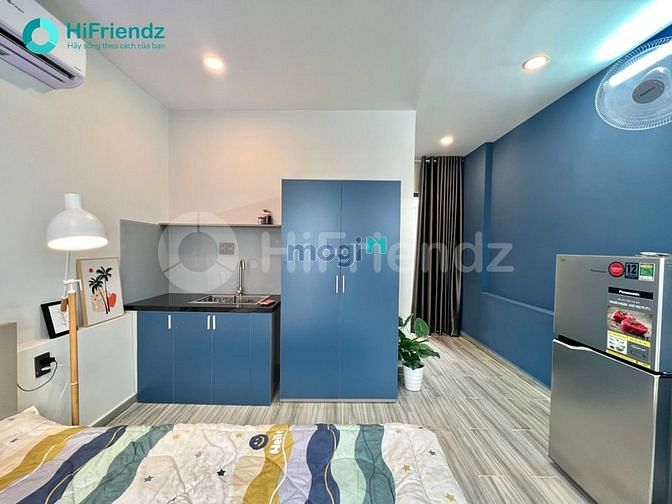 Hình ảnh Cho thuê phòng Studio Full nội thất gần ngã tư Bốn Xã