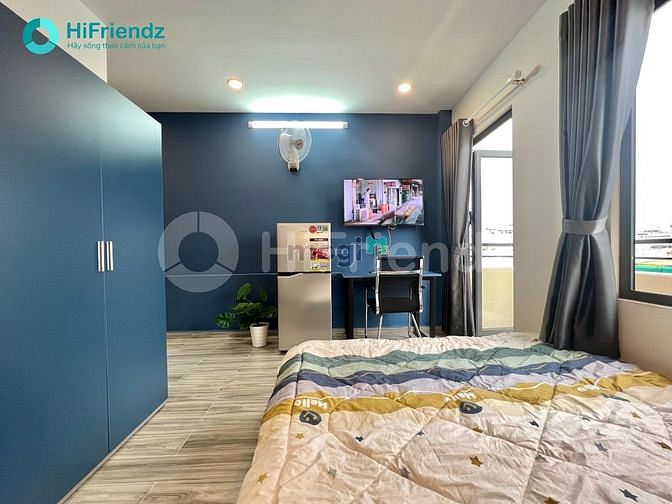 Hình ảnh Cho thuê phòng Studio Full nội thất gần ngã tư Bốn Xã
