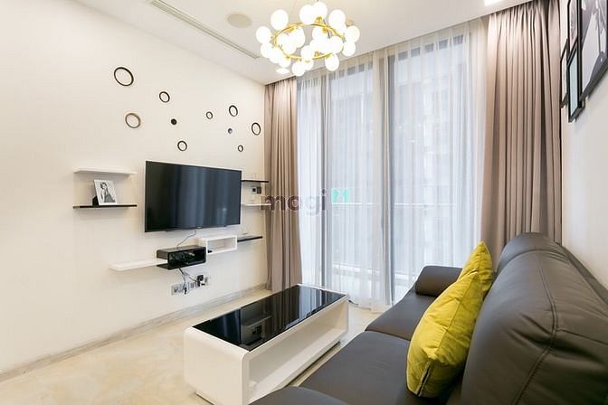 Hình ảnh Cho thuê CH Vinhomes Ba son 1PN lầu cao Tòa Aqua 1