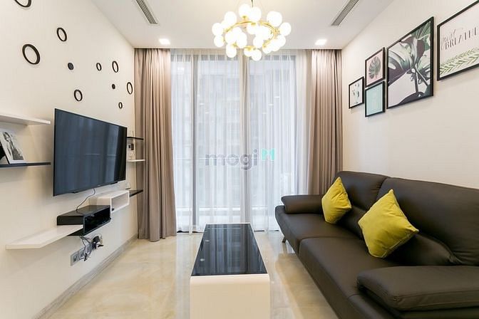 Hình ảnh Cho thuê CH Vinhomes Ba son 1PN lầu cao Tòa Aqua 1