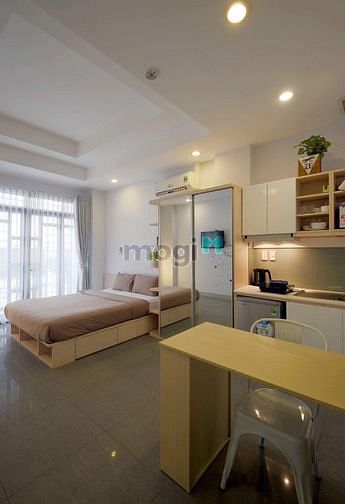 Hình ảnh Studio có bancông-full nội thất tại khuvực Trần Hưng Đạo,P.Cô Giang,Q1