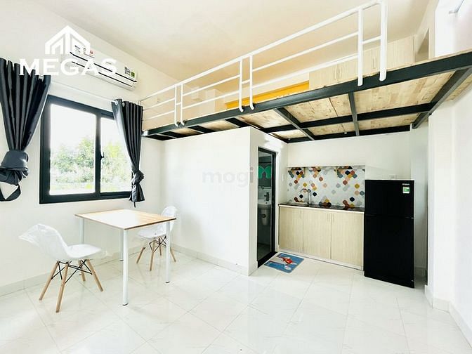 Hình ảnh Căn Hộ Dịch Vụ Gác Cao Ngay CVPM Quang Trung