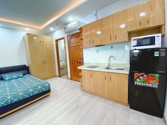 Hình ảnh Mb6623 nạp rút nhanh chóng Studio Cao cấp Ban công thoáng - Full nội thất Gần chợ Bà Chiểu