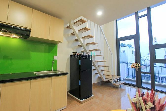 Hình ảnh Cho Thuê Căn Hộ Gác Lửng+Balcone Full nội thất Q7 (Hình Thật-Giá Thật)