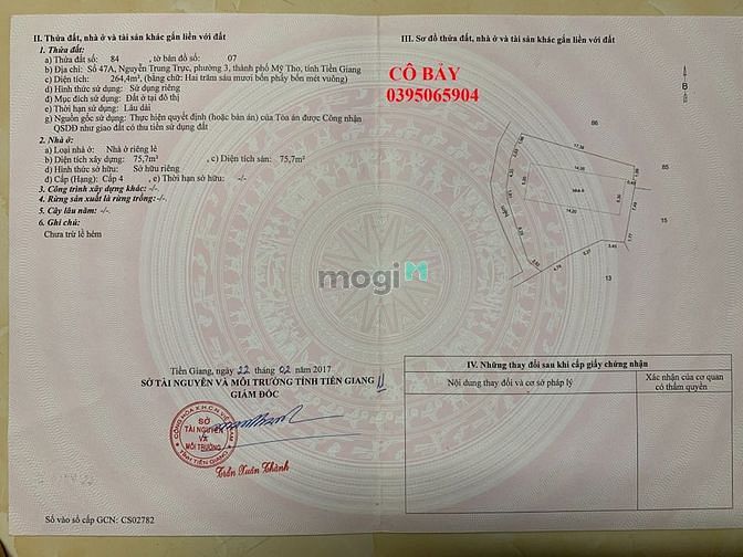 Hình ảnh Bán nhà cấp 4 phường 3, TPMỹ Tho, Tiền Giang