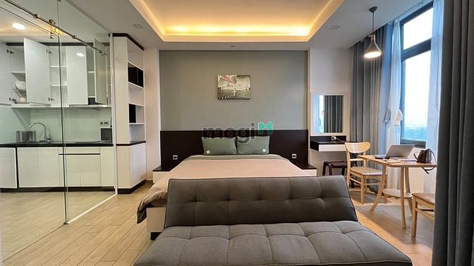 Hình ảnh 1 Phòng ngủ - Studio full nội thất - Ban công - Bao phí gần cầu Sài Gò