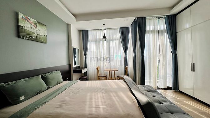 Hình ảnh 1 Phòng ngủ - Studio full nội thất - Ban công - Bao phí gần cầu Sài Gò