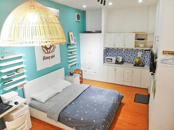 Hình ảnh 🖤CHDV 1PN 43m2 view Vinhome Bason 🖤Full nội thất vintage🖤 quận 1🖤
