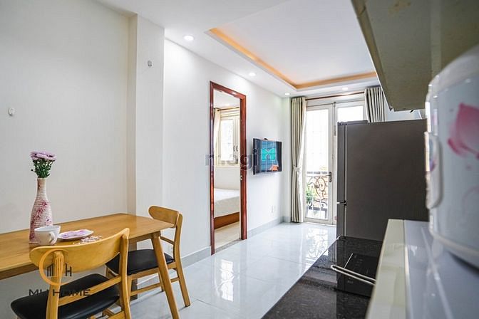 Hình ảnh 🚨CH cao cấp 1PN balcon tách bếp Full NT🔥CỬU LONG🔥Sân bay TSN🌳