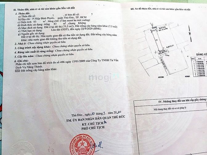 Hình ảnh Đất hẻm Quốc lộ 13 , Hiệp Bình Phước, Thủ Đức. Dt 83m2 - ra đi 4.9 tỷ