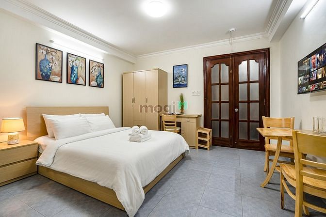 Hình ảnh Cho thuê Studio Full NT, full gia dụng bếp, Nguyễn Trãi, Quận 1