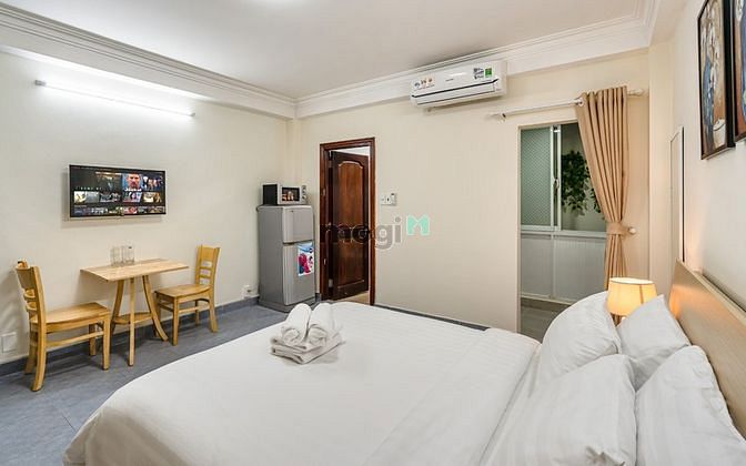 Hình ảnh Cho thuê Studio Full NT, full gia dụng bếp, Nguyễn Trãi, Quận 1