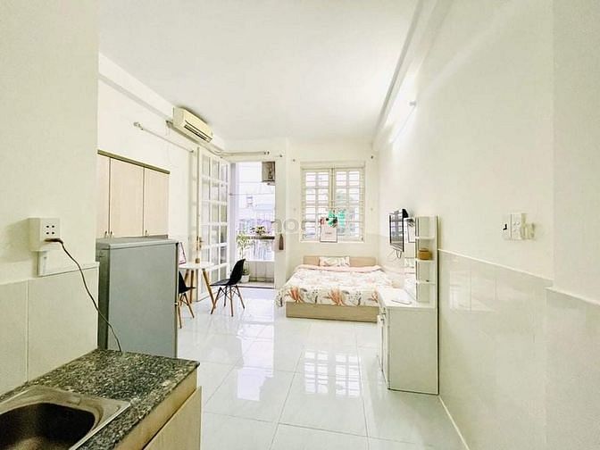 Hình ảnh Cho thuê Studio siêu xinh, ban công, Nguyễn Trãi, Q1