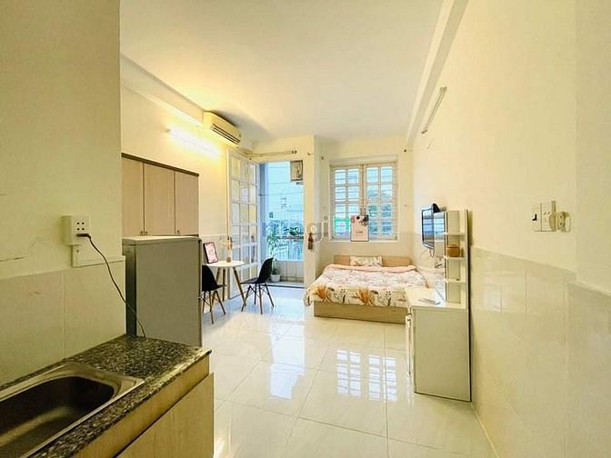 Hình ảnh Cho thuê Studio siêu xinh, ban công, Nguyễn Trãi, Q1
