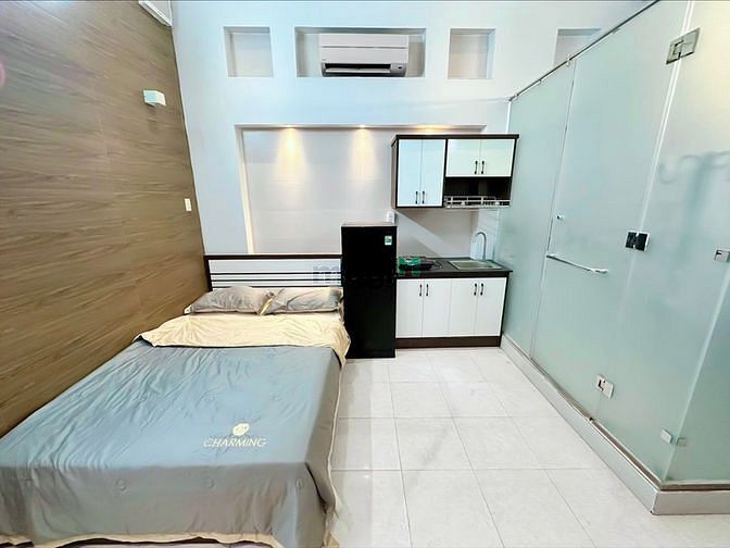 Hình ảnh Cho thuê Studio, Full NT, 25m2, thang máy, Nguyễn Trung Ngạn, Q1