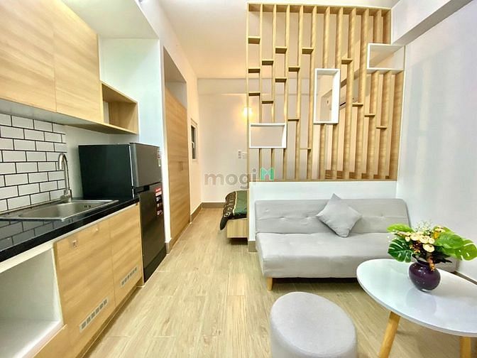 Hình ảnh Căn Hộ Full Nội Thất Có Vách Ngăn Cao Cấp Gần Lotte Quận 7