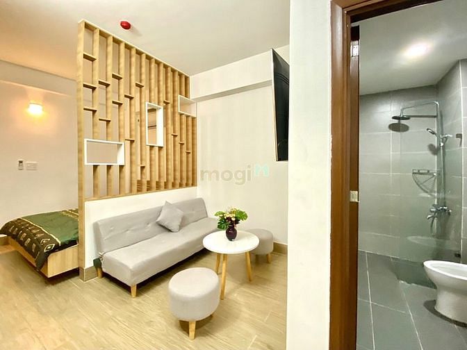 Hình ảnh Căn Hộ Full Nội Thất Có Vách Ngăn Cao Cấp Gần Lotte Quận 7