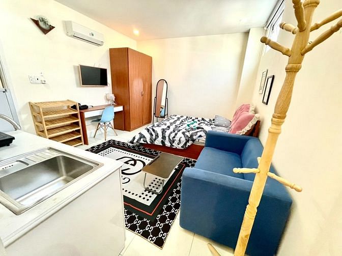 Hình ảnh Cho thuê studio full nội thất Ngô Tất Tố Q.Bình Thạnh gần chợ Thị Nghè