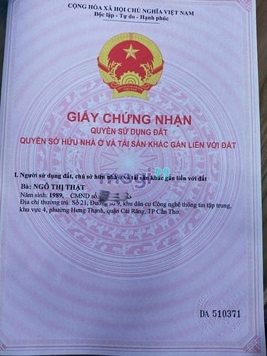Hình ảnh Nhà mặt tiền giá rẻ quận Cái Răng