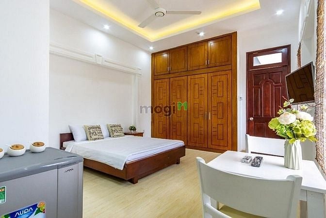 Hình ảnh Cho thuê Studio cao cấp, 2 cửa sổ lớn, mới,Full NT, Bà Lê Chân, Q1
