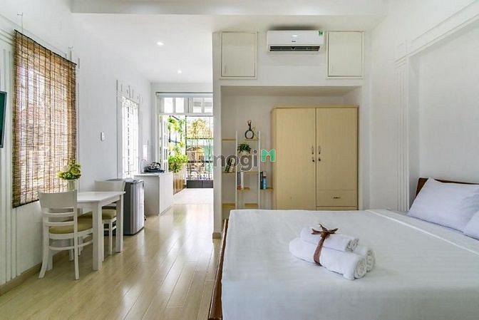 Hình ảnh Cho thuê Studio cao cấp, 2 cửa sổ lớn, mới,Full NT, Bà Lê Chân, Q1