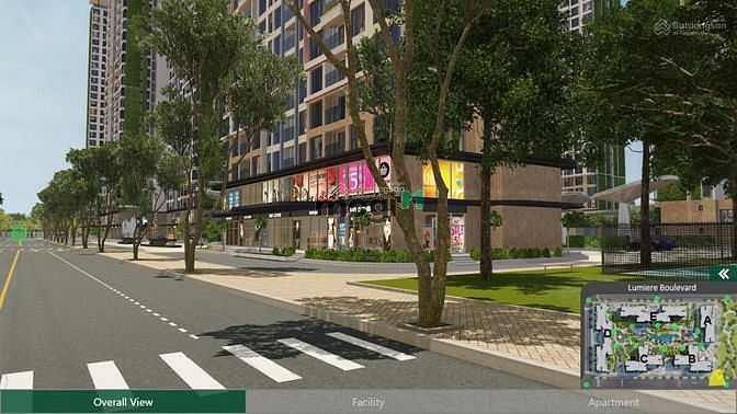 Hình ảnh Shophouse Khối Đế Thông Tầng-Hiếm Mb6623 phiên bản mới nhất Chắc Thắng Lumiere Boulevard