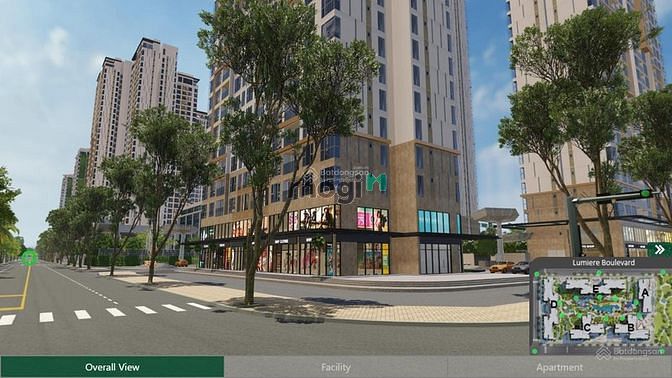 Hình ảnh Shophouse Khối Đế Thông Tầng-Hiếm Mb6623 phiên bản mới nhất Chắc Thắng Lumiere Boulevard