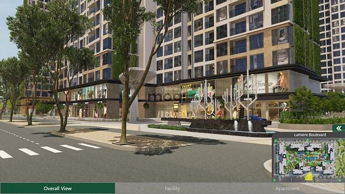 Hình ảnh Shophouse Khối Đế Thông Tầng-Hiếm Mb6623 phiên bản mới nhất Chắc Thắng Lumiere Boulevard