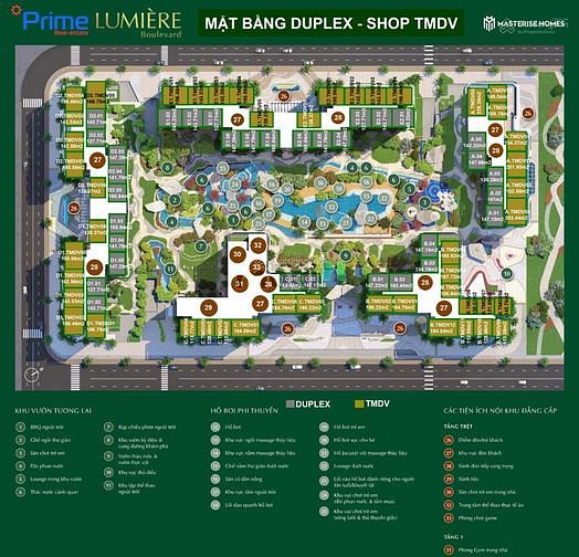 Hình ảnh Shophouse Khối Đế Thông Tầng-Hiếm Mb6623 phiên bản mới nhất Chắc Thắng Lumiere Boulevard