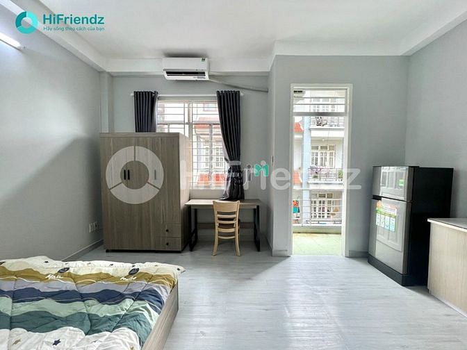 Hình ảnh Phòng studio bancol siêu đẹp ở Sân Bay Tân Bình_Full nội thất🏡🏡