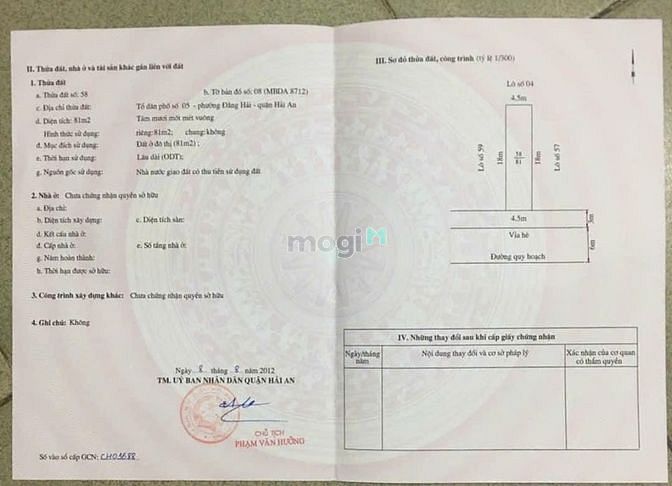 Hình ảnh Bán lô đất diện tích 81m ngang 4,5 tái định cư thiên đường hải an