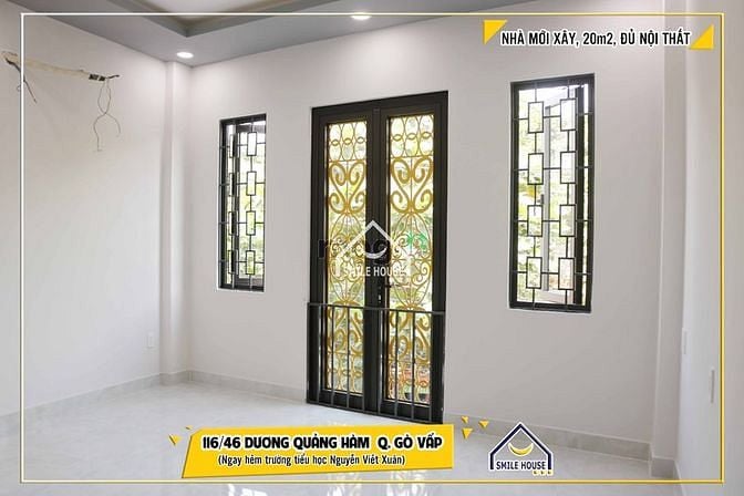 Hình ảnh Phòng trọ mới, có bancon gần ĐH Văn Lang, Phan Văn Trị, Free Xe