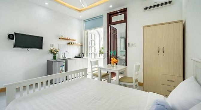 Hình ảnh ChoThuêCănHộTạiQ1_1Pn_CS_AStot_35m2_FullNT_AnNinh_YênTĩnh_GầnChợ_HầmXe