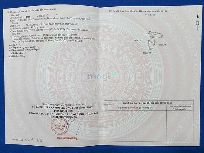 Hình ảnh 👉 Bán lô đất đẹp ngay chợ BÌNH NHÂM - giao nhau Lái Thiêu