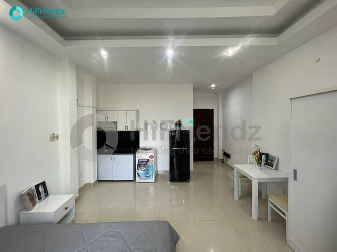 Hình ảnh Trống Sẵn Studio Ban Công Full Nội Thất